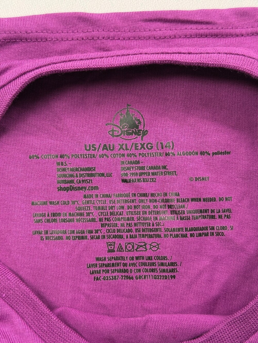 Disney Buzzlight Year Graphic Tee T Shirt Purple Statement Piece - Girls XL (14) - Picture 4 of 6